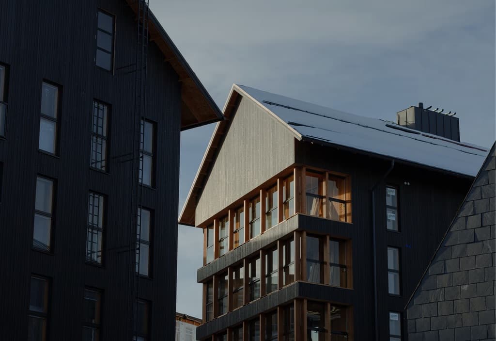 Modern attainable housing development